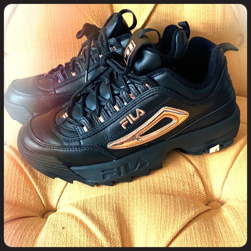 Rose Gold Fila Disruptor 2